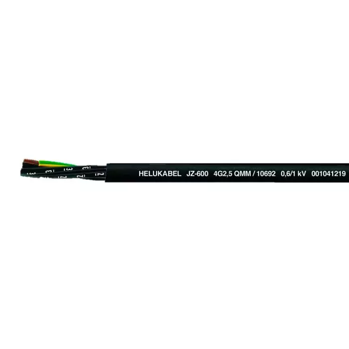 Cable Control JZ-600 12G2.5mm² 0.6/1kV Negro main product photo