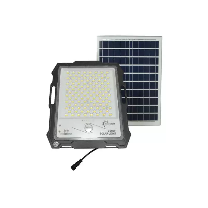 Proyector Solar Led Regulable 300w Impermeable Luz Neutra main product photo