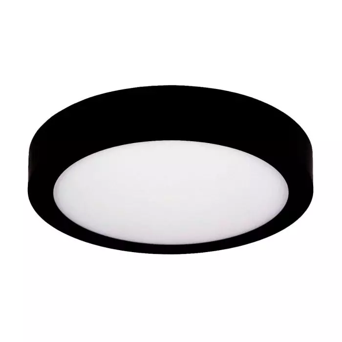 Plafon Circle Led 18w 3000k 1260lm 225mm Ip20 Negro Lprs225 main product photo