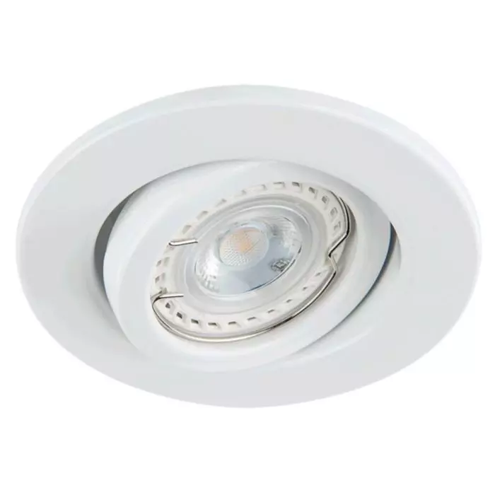 Foco Emb Ring Gu10 Bascul Bco.B/Liso 107mm Bs3206(W) main product photo