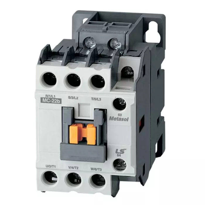 Contactor Trifásico Mc-18b, 18A, Bobina 220 Vac 50 Hz 1na+1nc Metasol main product photo