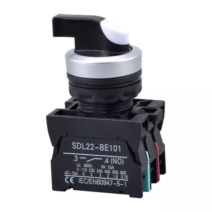 Selector 3 Posiciones 22mm 2na Maneta Larga main product photo