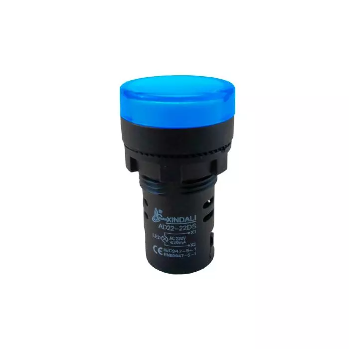 Luz Piloto Led Ø16mm Azul 220v Ac/Dc main product photo