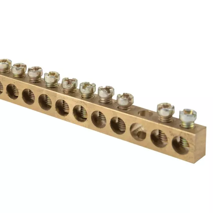 Barra Terminal Simple 48 Vias Bronce Diametro 5mm main product photo