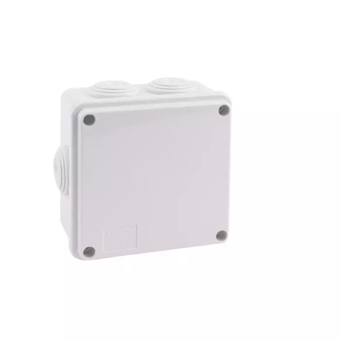 Caja De Distribución Abs 100x100x50mm Ip55 7 Conos Libre De Halógeno main product photo