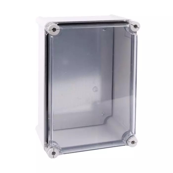 Caja Estanco 150x200x130 Ip65 Transparente Con Placa main product photo