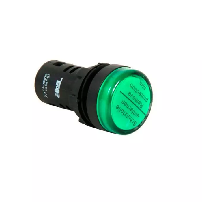 Piloto Led 22mm Verde 110v main product photo