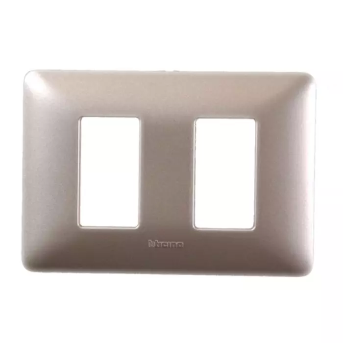 Placa 2 Puestos Pvc Titanio Claro Matix Am503m2tc main product photo