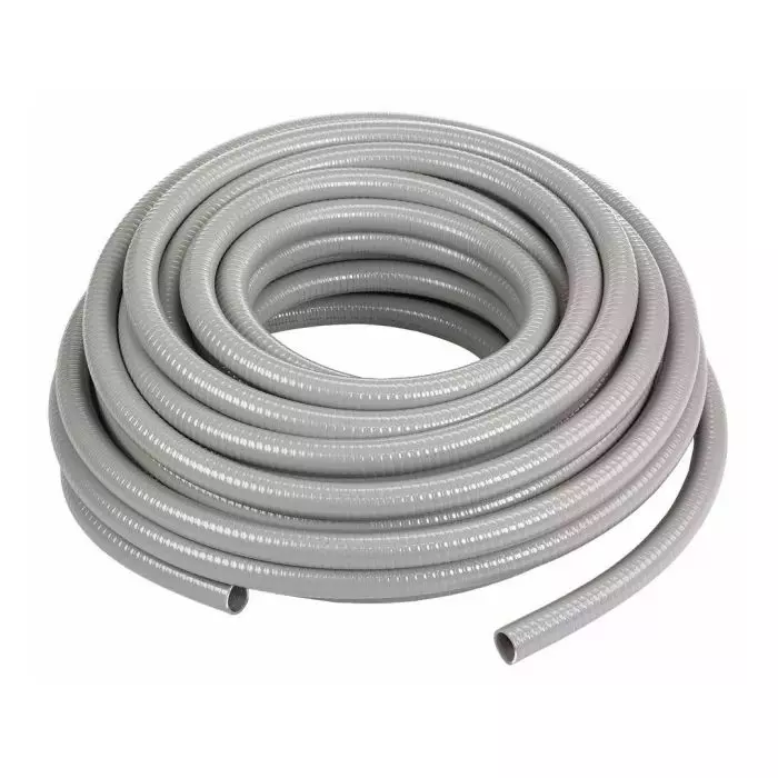 Tubo Flexible Metálico Con PVC 25mm Gris 4322 (R-25 Mt) main product photo