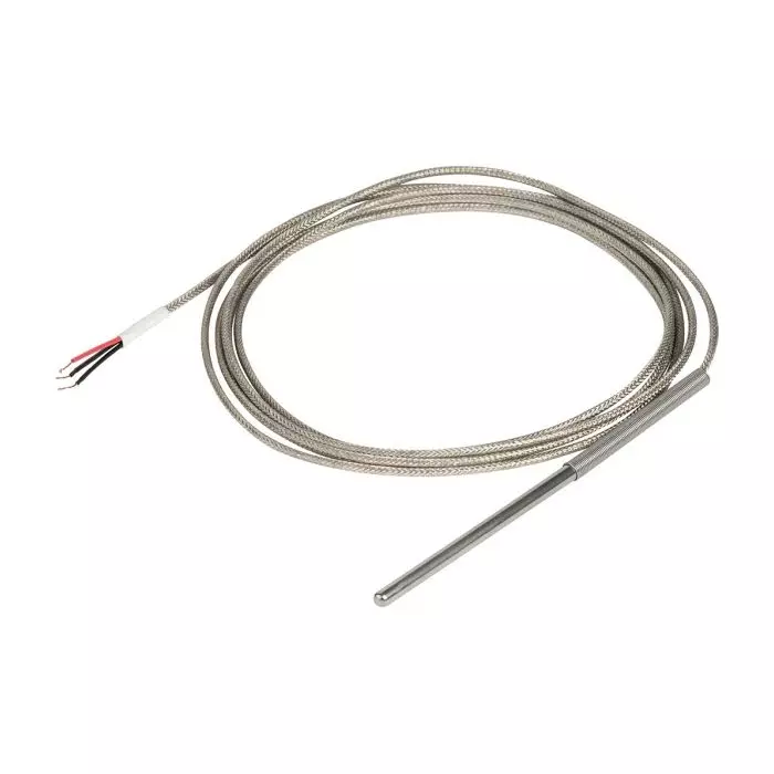 Sonda De Temperatura Fibra Vidrio Pt 100 3mt 0-400°c main product photo