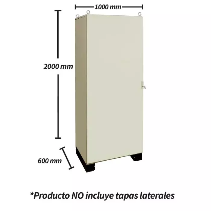 Gabinete Metálico Autosoportado| 2000x1000x600mm con Placa de Montaje main product photo