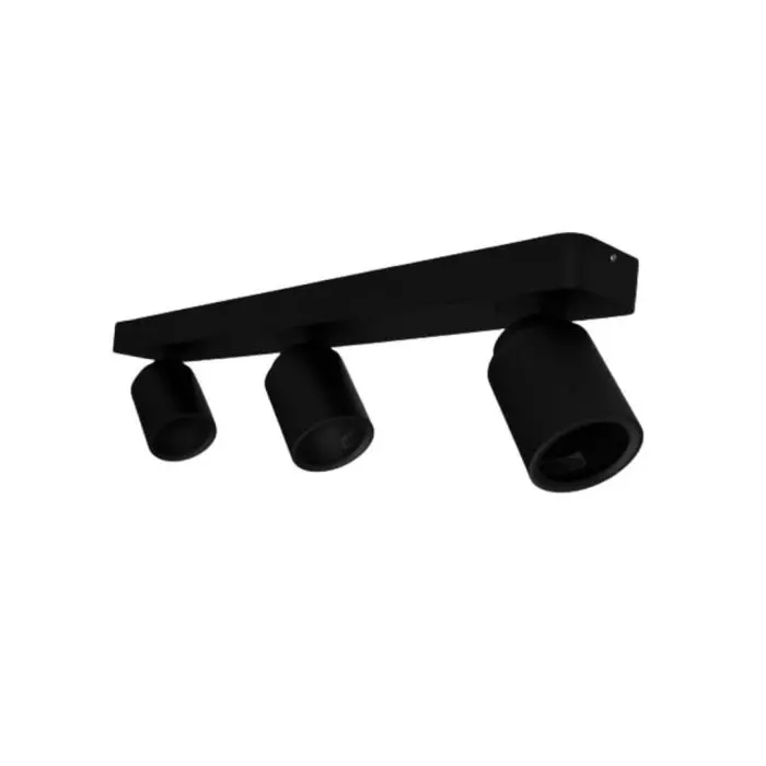 FOCO S/PTO. RIEL TRIPLE GU10 3x50W NEGRO FH31313A11 main product photo
