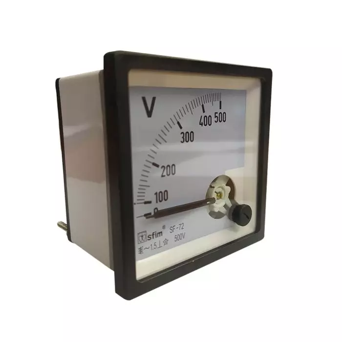 Voltímetro Analógico 72x72mm 0-500v main product photo