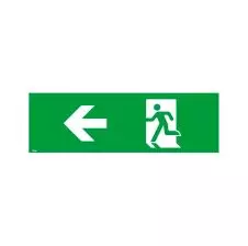 Pictograma Para Box Cielo/Muro Hombre Flecha Izquierda/Derecha 190x390 Mm