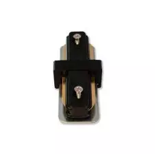 Conector Recto Para Riel Monofásico Negro (Tipo I)
