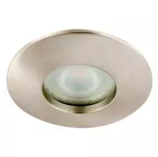 Foco Emb Smooth Gu10 Ip65 Fijo Niquel 84mm Bs3407(Nm)