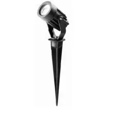 Foco Estaca Led Spike 5w 240v 3000k 38° Ip65 Negro Lxm9105
