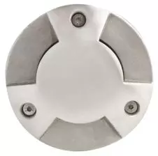 Foco Piso Emb. Ip65 Gu-10 105x165mm 3 Salidas/Luz Ds1031c