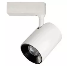 Foco Riel Led Monofas 5w 350lm 3000k 60x80mm 36° Bco 2440(W)