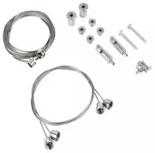 Kit Suspensión P/Panel Led (4 Alamb+4ganch) 1.5 MTS 