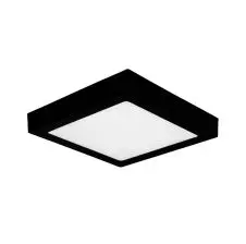 Plafon Box Led 18w 4000k 1260lm 225x40mm Ip20 Negro Lps225s