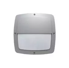 Plafón Deco Outdoor Cuadrado Medialuna Base/2xe27 (Lamp. No Incluida)