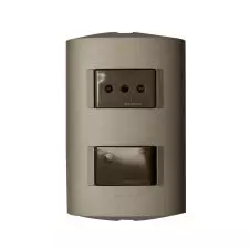 Interruptor 9/12+Enchufe 10A Modus Style Terra AE2203EGTI