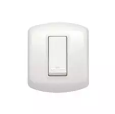 Interruptor Pulsador Timbre Sobre Puesto 10A Modus Plus Blanco CAL1102BN