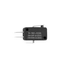 Micro Switch Palanca Horizontal Corta Con Botón