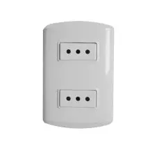 Enchufe Doble 2P+T 10A Modus Plus Blanco 1208BN