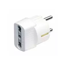 Adaptador Schuko 2p+T 10/16 Amp. 250v S3625d
