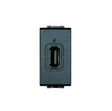 Cargador Usb Antracita L4285c1 Living Light BTICINO