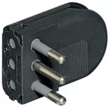 Enchufe Macho Profesional 2P+ T 10A 250V Gris S2495tge
