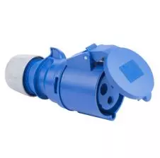 Enchufe Hembra Volante 2P+T 16A IP44 220V 213-6 PCE INDUSTRIAL