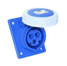 Enchufe Hembra Embutido 2P+T 32A IP67 220V 4232-6