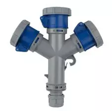 Enchufe Hembra Múltiple Vol IP67 De 3  Hembra 2x16 Amp +T 9432007