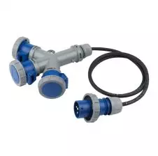 Hemb.Múlt.Vol.Ip-67 3 H.2x16+T+Macho 2x16+T 1.5mts.9432003 PCE INDUSTRIAL