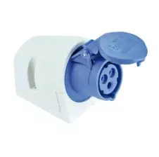 Enchufe Hembra Sobrepuesto 2P+T 32A IP44 220V 123-6