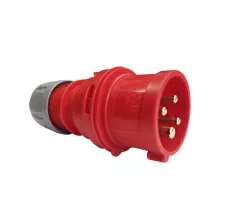 Enchufe Macho Volante 3P+T 16A IP44 380V 014-6