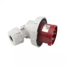 Enchufe Macho Volante 90º 3P+N+T 32A IP67 380V 80252-6