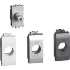 Modulo Conector Coaxial TV Living Light Blanco LN4202F BTICINO
