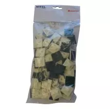 Bases Adhesivas Blanca 28x28mm para amarra cable bolsa 100 Und.
