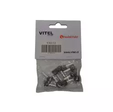 Ferrul Con Aislación Cafe Para Cables De 10mm² X 10 Und.