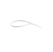 Amarra Cable Pvc Blanca 200 X 4.8 Mm (Bolsa 100 Unds)