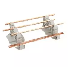 Barra Repartidora Tetrapolar 4 Polos 10 Contactos 200a