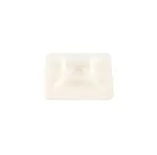 Bases Adhesivas Blanca 20x20mm para amarra cable bolsa 100 Und. GENERAL CONNECTOR