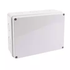 Caja De Distribución Abs 190x140x70mm Ip55 Sin Conos Libre De Halógeno