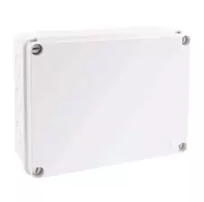 Caja De Distribución Abs 240x190x90mm Ip55 Sin Conos Libre De Halógeno