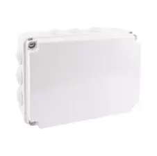 Caja De Distribución Abs 300x220x120mm Ip55 12 Conos Libre De Halógeno