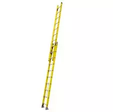 Escalera Telescopica Fibra Vidrio 2.54 / 4.0 Mts 16 Peldaños FIBERHAUS